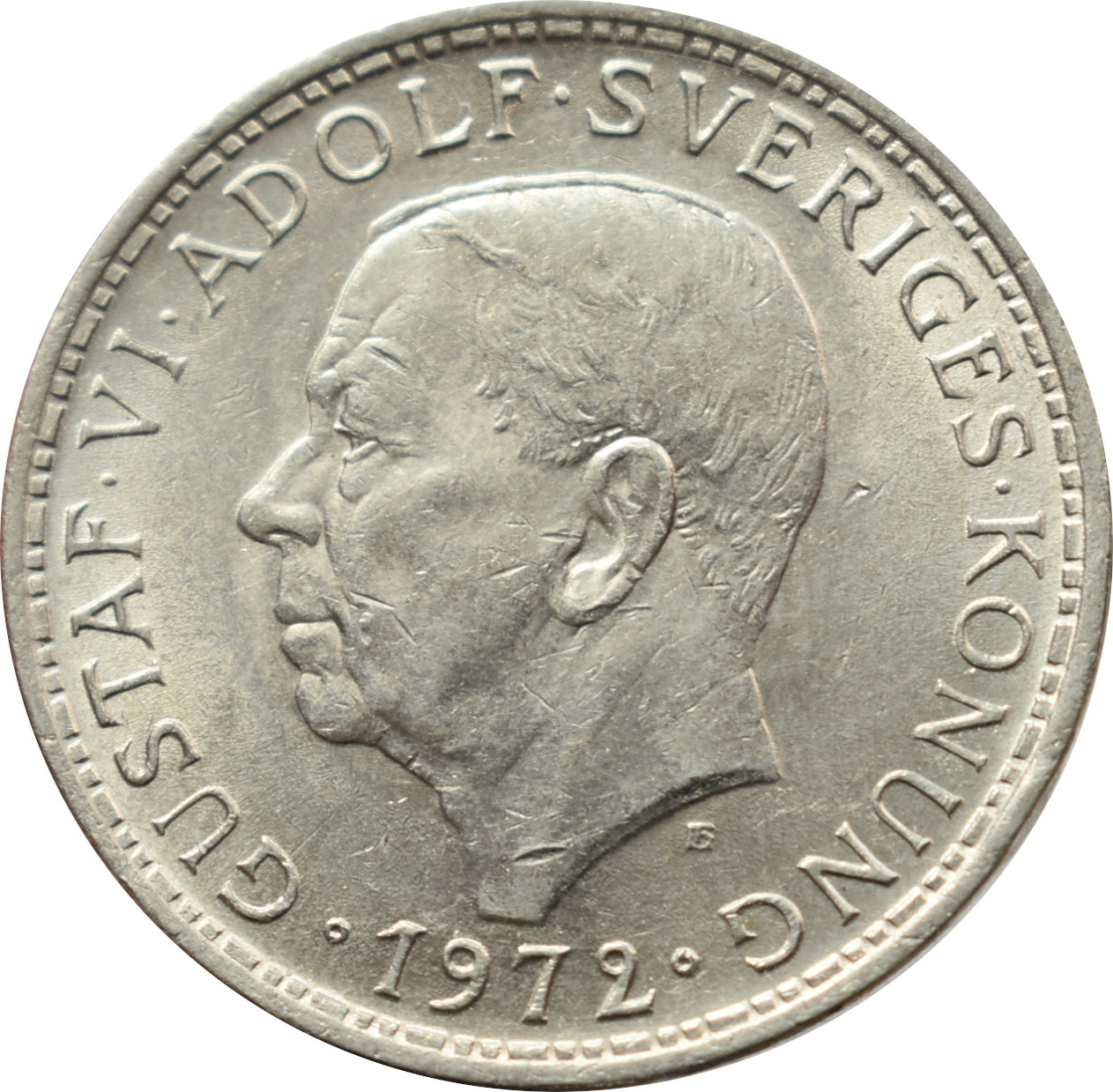Švédsko 5 Kronor 1972