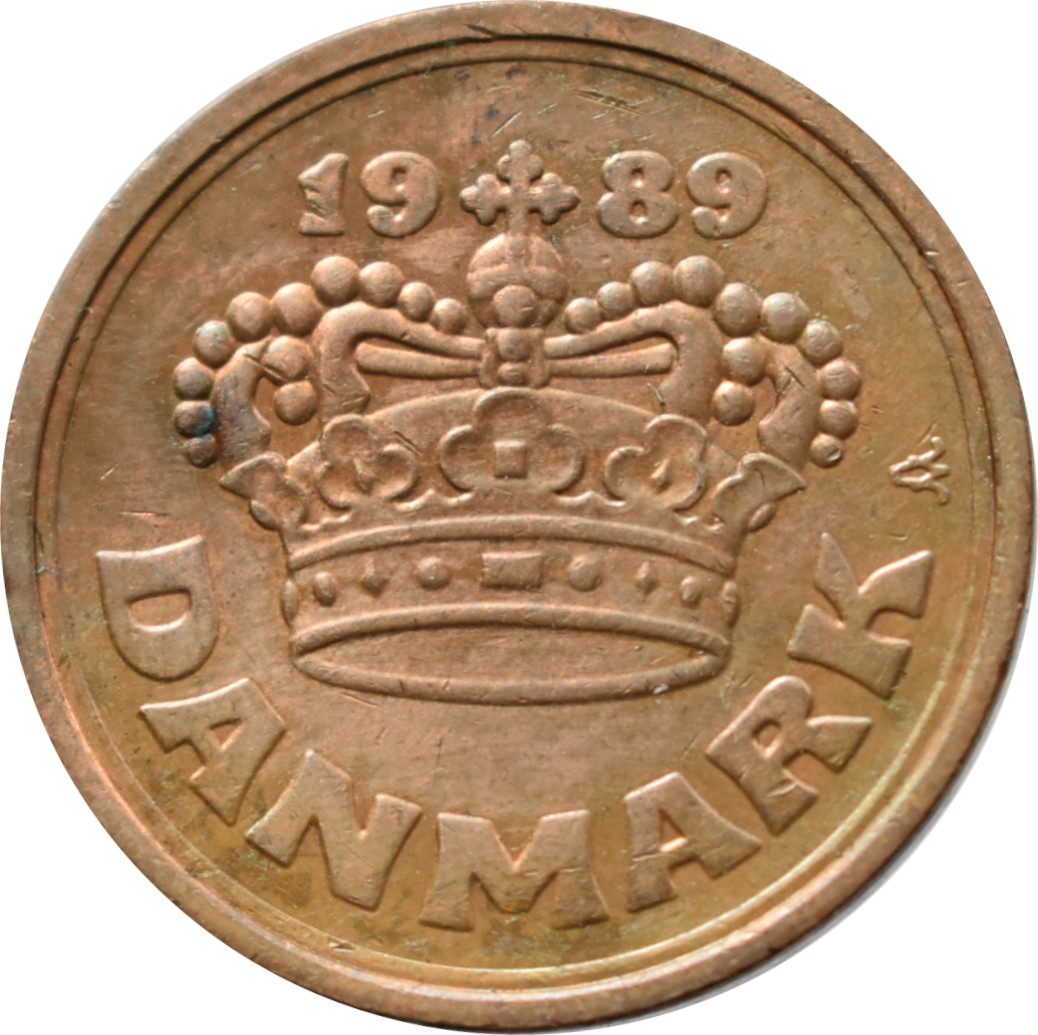 Dánsko 50 Ore 1989