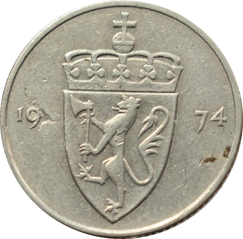 Nórsko 50 Ore 1974