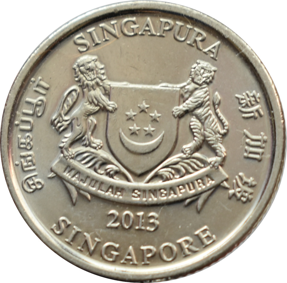 Singapur 20 Cents 2013