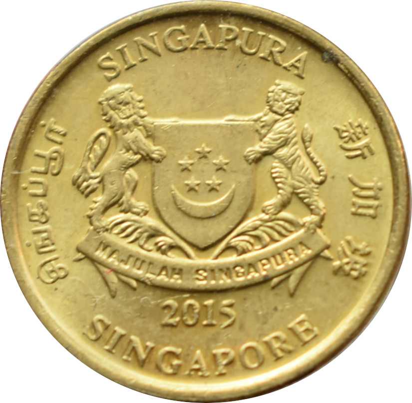 Singapur 5 Cents 2015