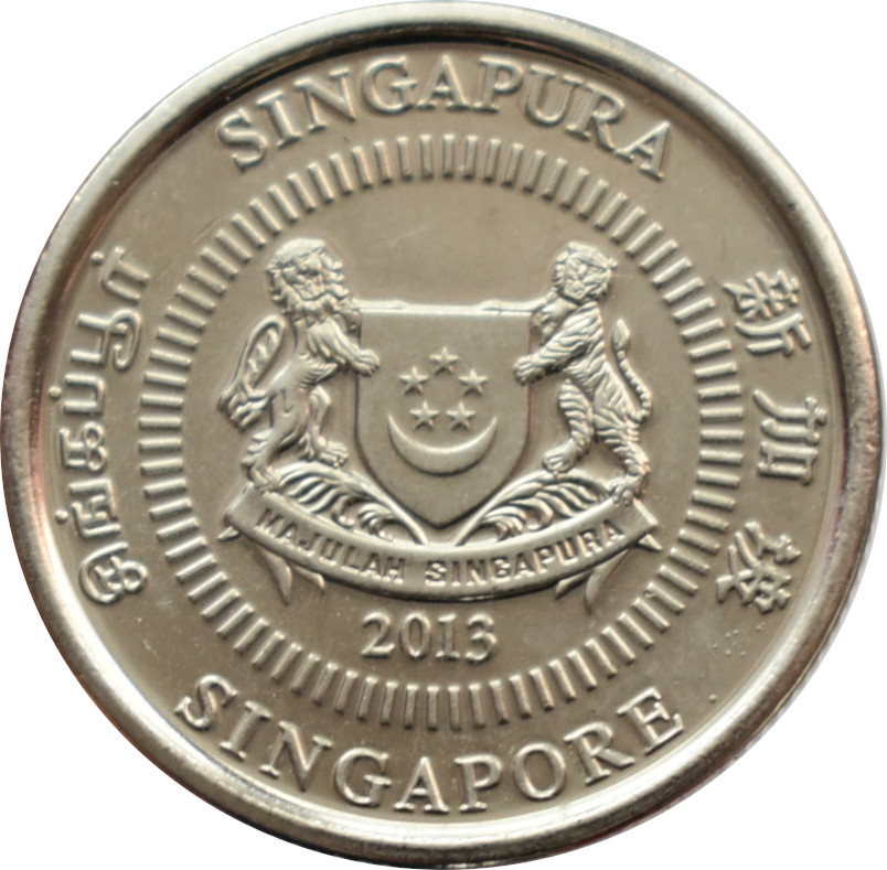 Singapur 10 Cents 2013