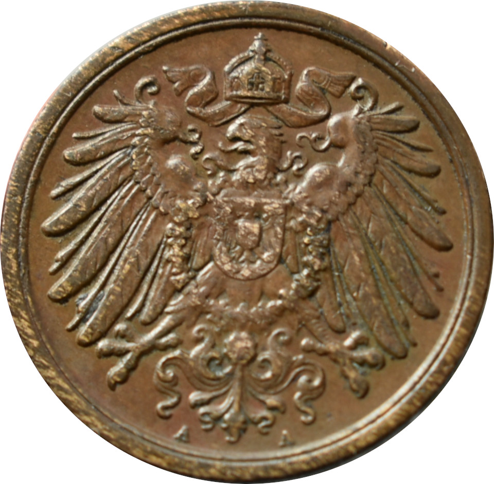 Nemecko - Nemecká ríša 2 Pfennig 1913 A