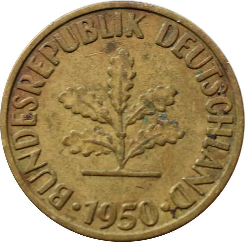 BRD 10 Pfennig 1950 J