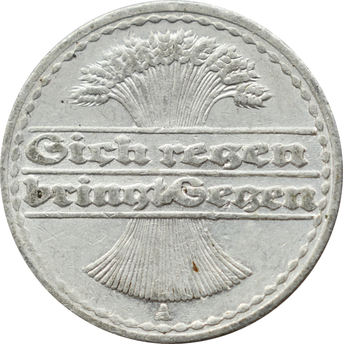 Nemecko - Weimarská republika 50 Pfennig 1921 A
