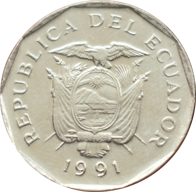 Ekvádor 10 Sucres 1991