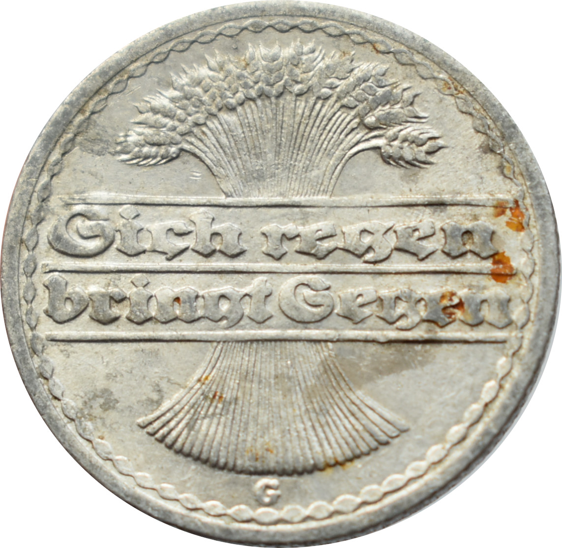 Nemecko - Weimarská republika 50 Pfennig 1922 G
