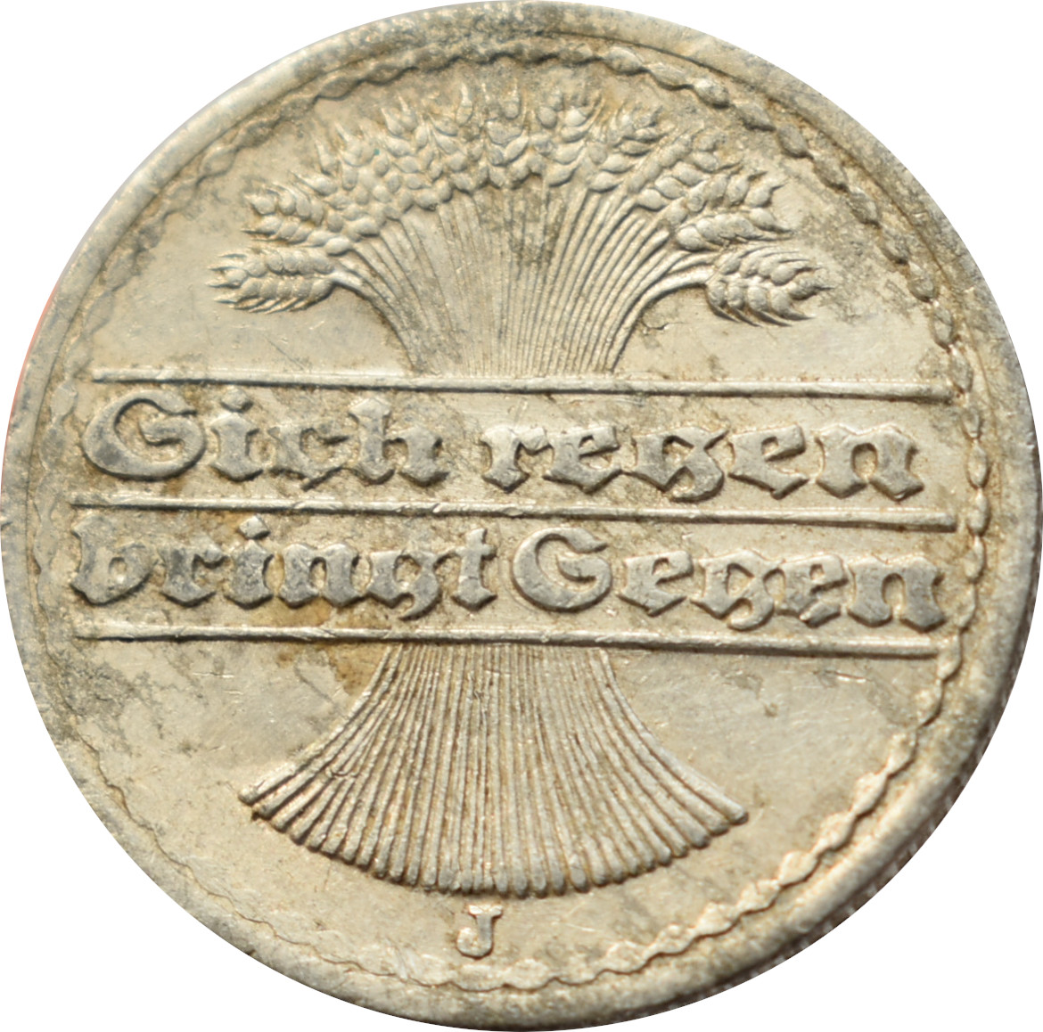 Nemecko - Weimarská republika 50 Pfennig 1920 J