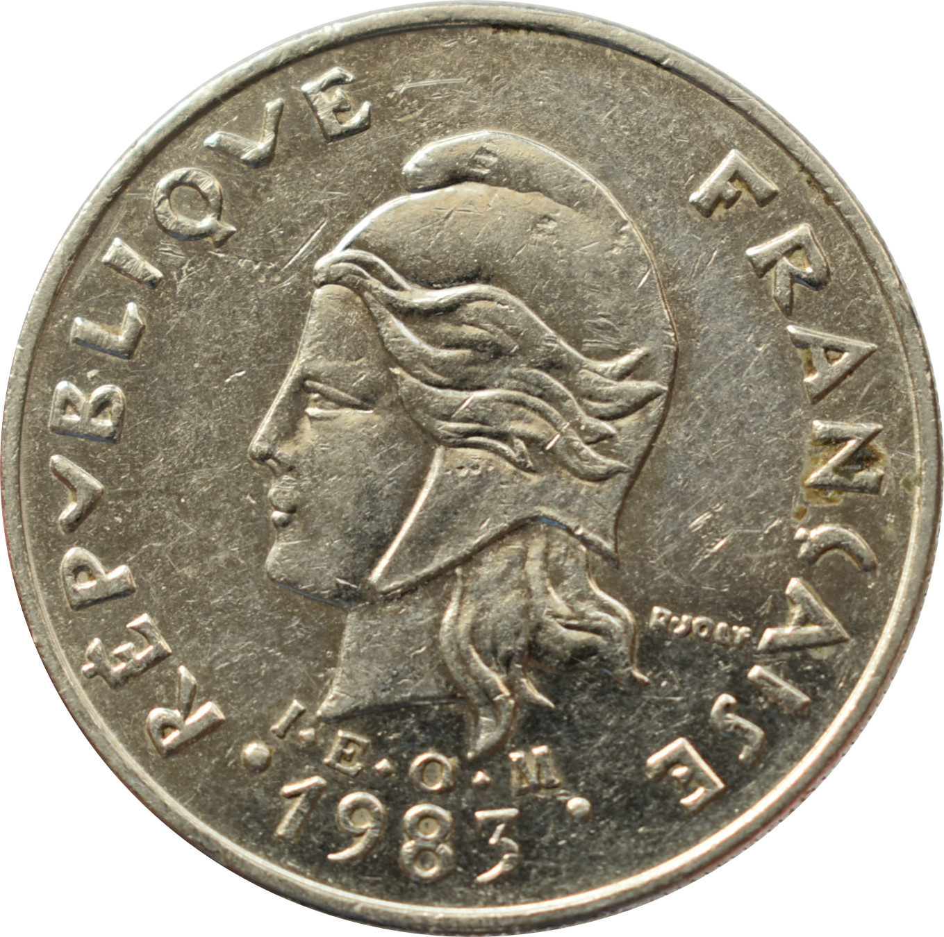 Francúzska Polynézia 20 Francs 1983