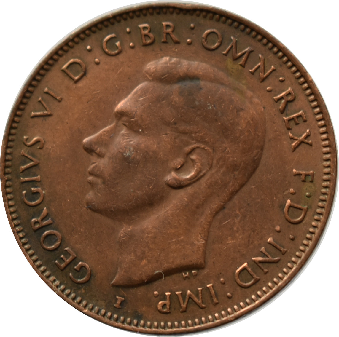 Austrália 1/2 Penny 1942 I
