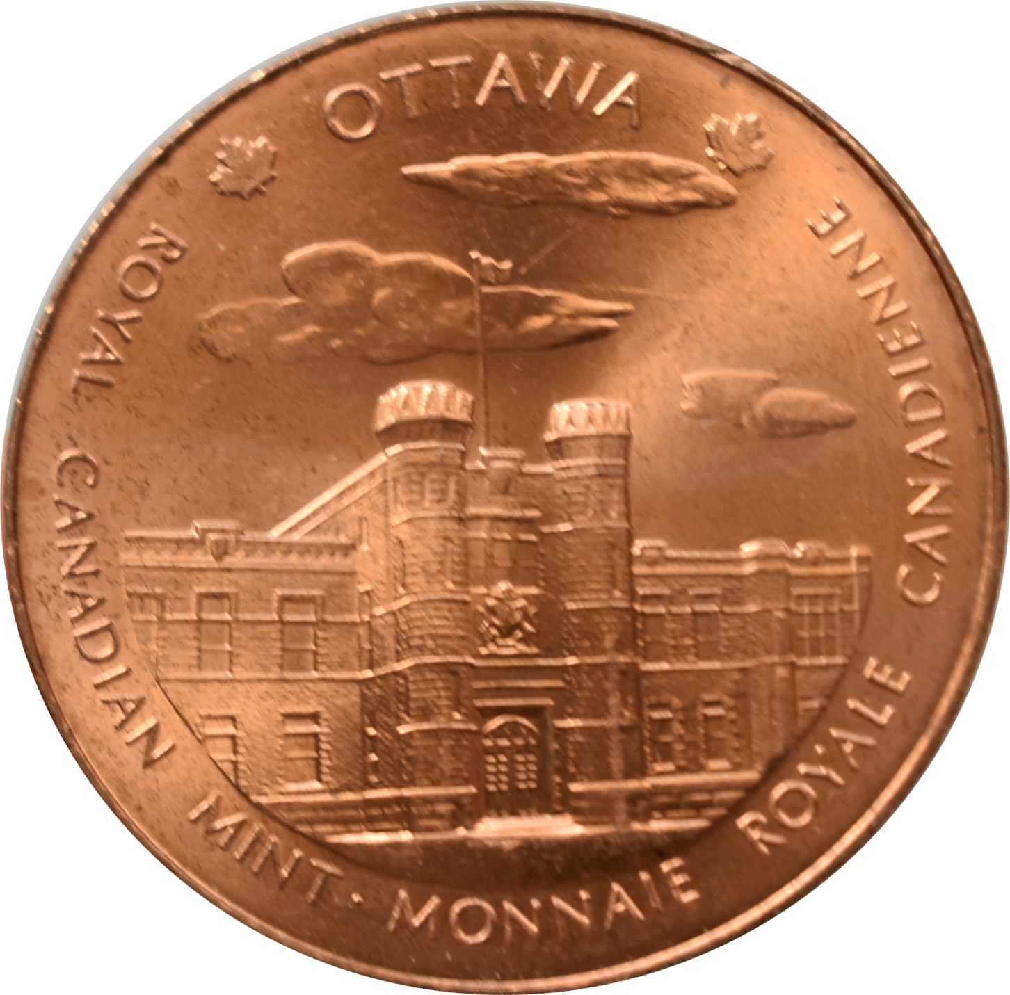 Royal Canadian Mint Medal - Ottawa & Winnipeg