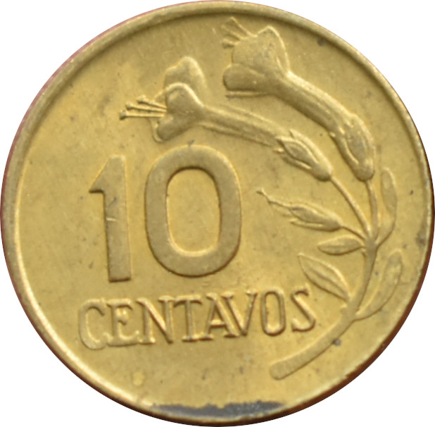Peru 10 Centavos 1974
