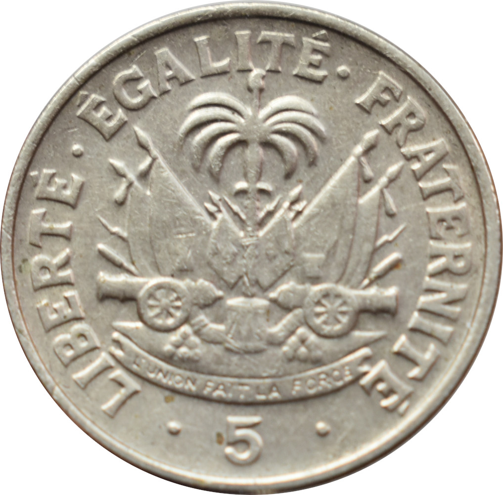 Haiti 5 Centimes 1958