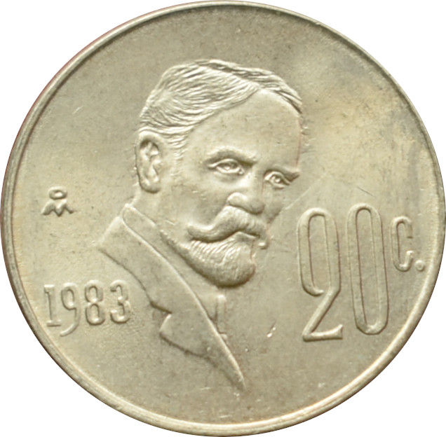 Mexiko 20 Centavos 1983
