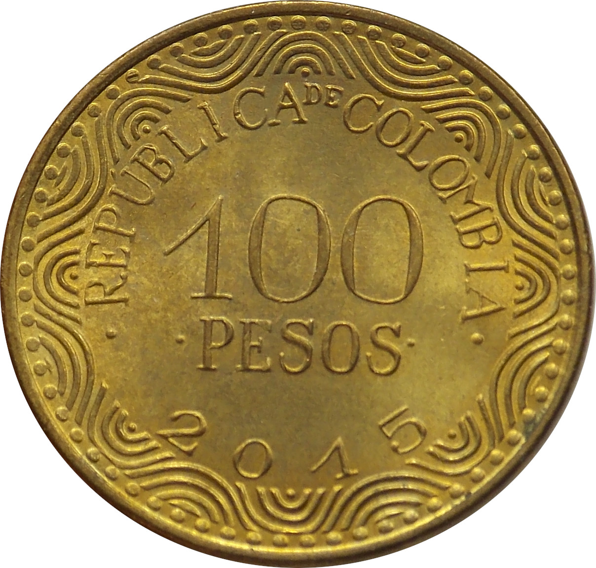 Kolumbia 100 Pesos 2015