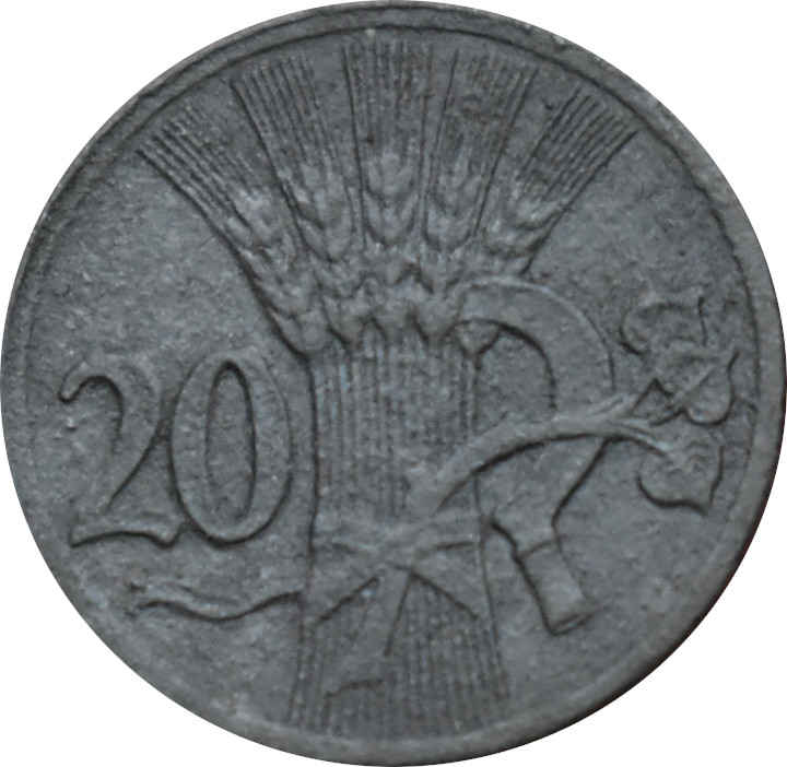 Protektorát 20 Halier 1941