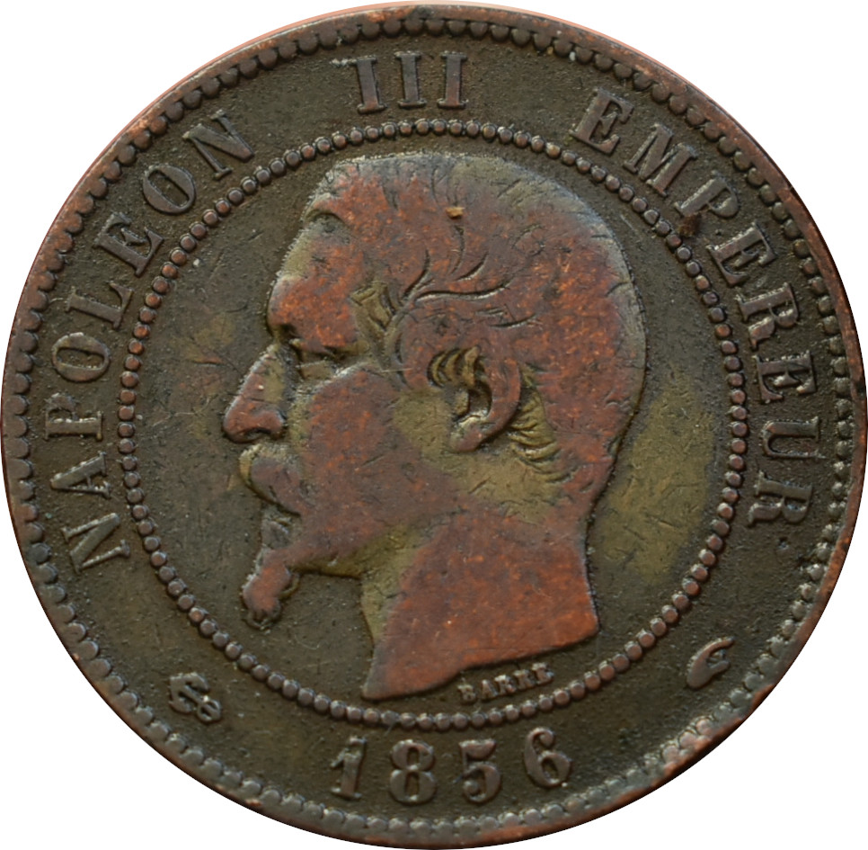 Francúzsko 10 Centimes 1856 A
