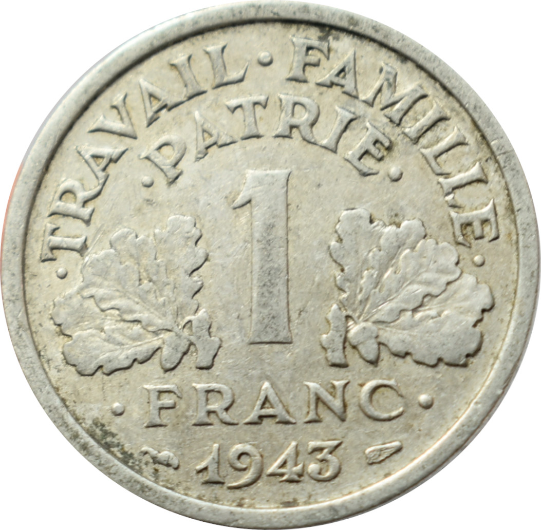Francúzsko 1 Franc 1942-1944