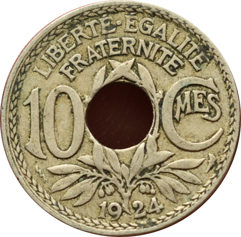 Francúzsko 10 Centimes 1924