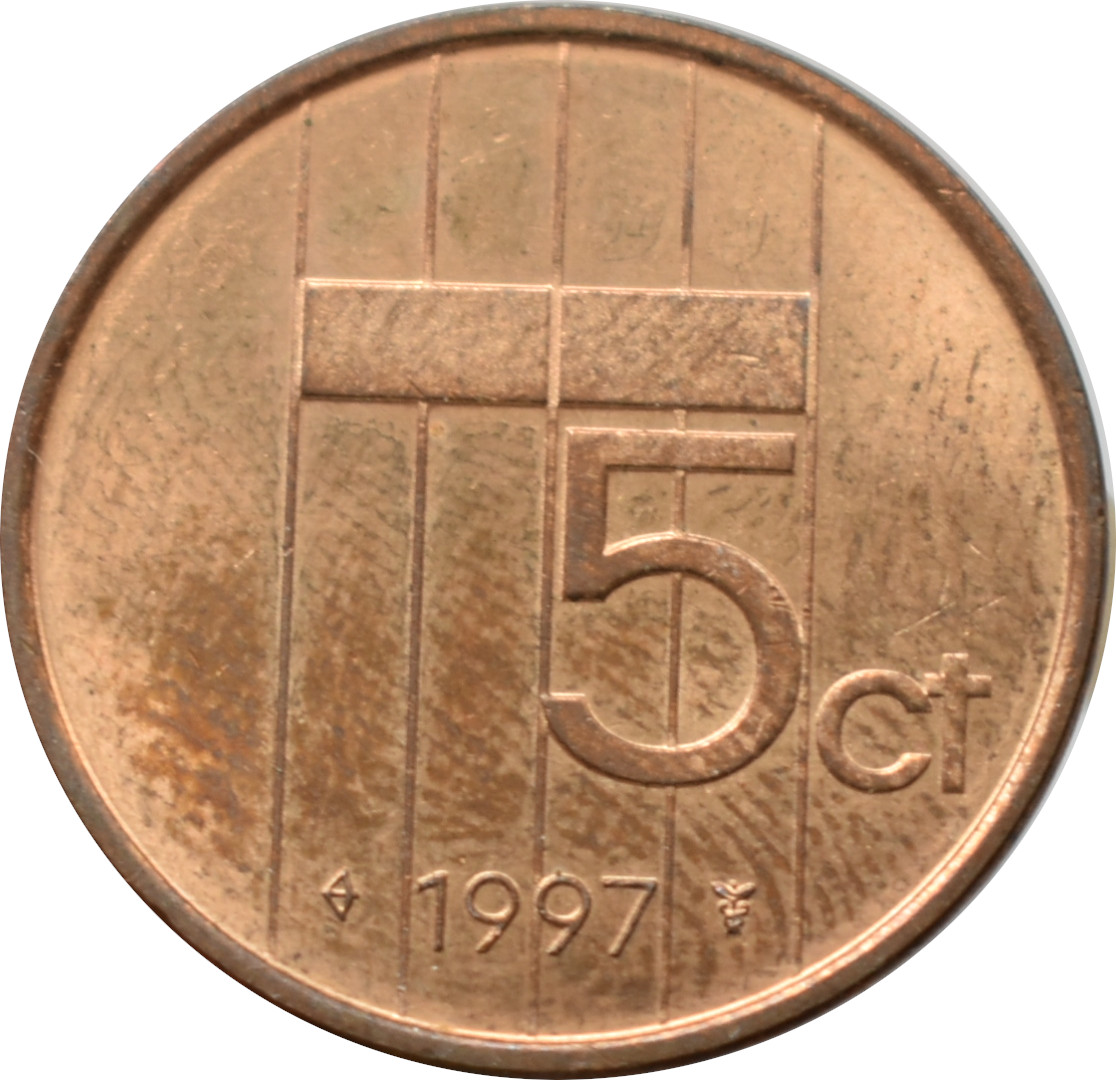 Holandsko 5 Cents 1997