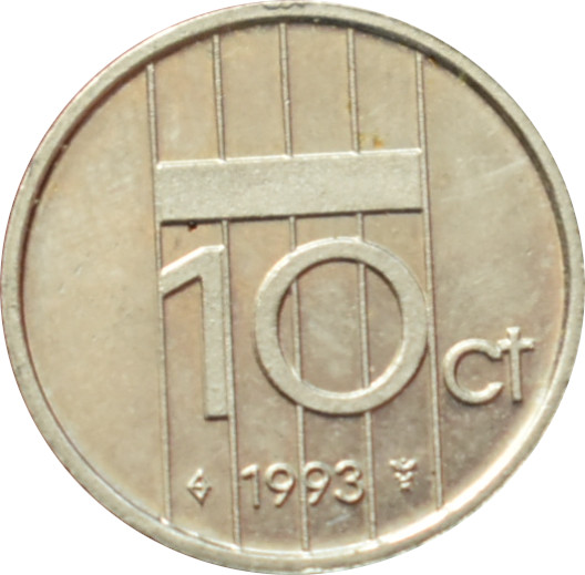 Holandsko 10 Cents 1993