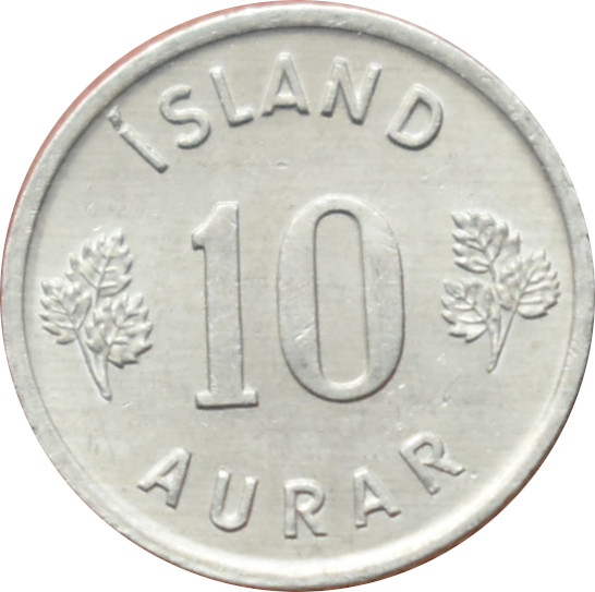 Island 10 Aurar 1974
