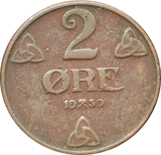 Nórsko 2 Ore 1950