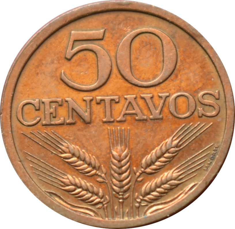 Portugalsko 50 Centavos 1970