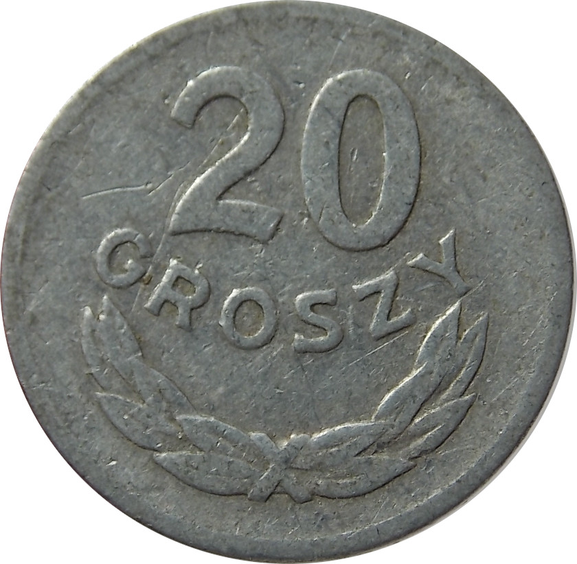 Poľsko 20 Groszy 1949