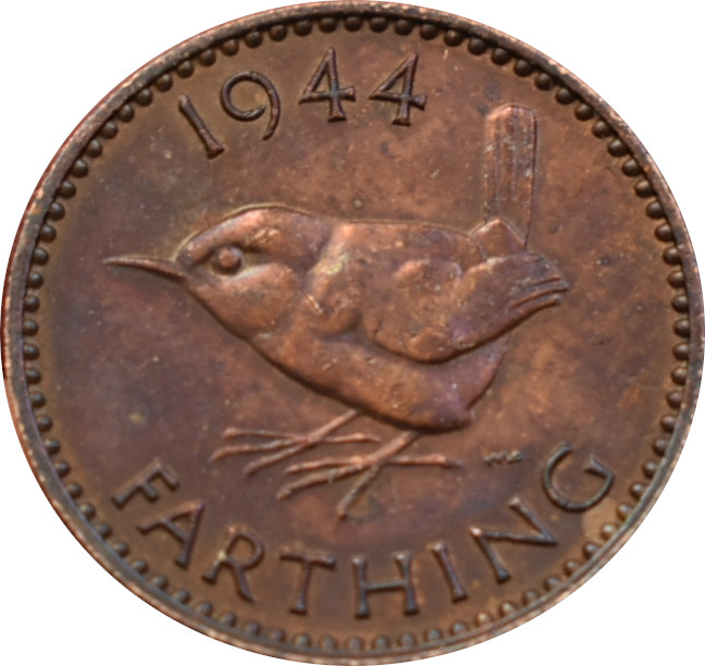 Anglicko 1 Farthing 1944
