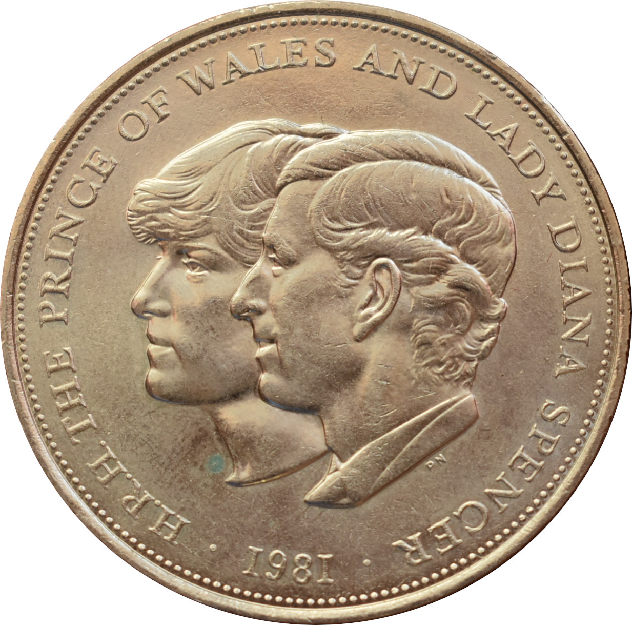Anglicko 25 Pence 1981