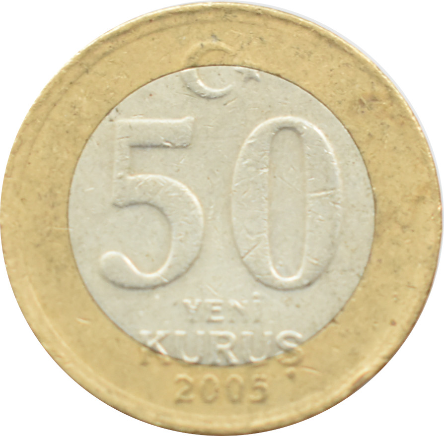 Turecko 50 New Kurus 2005