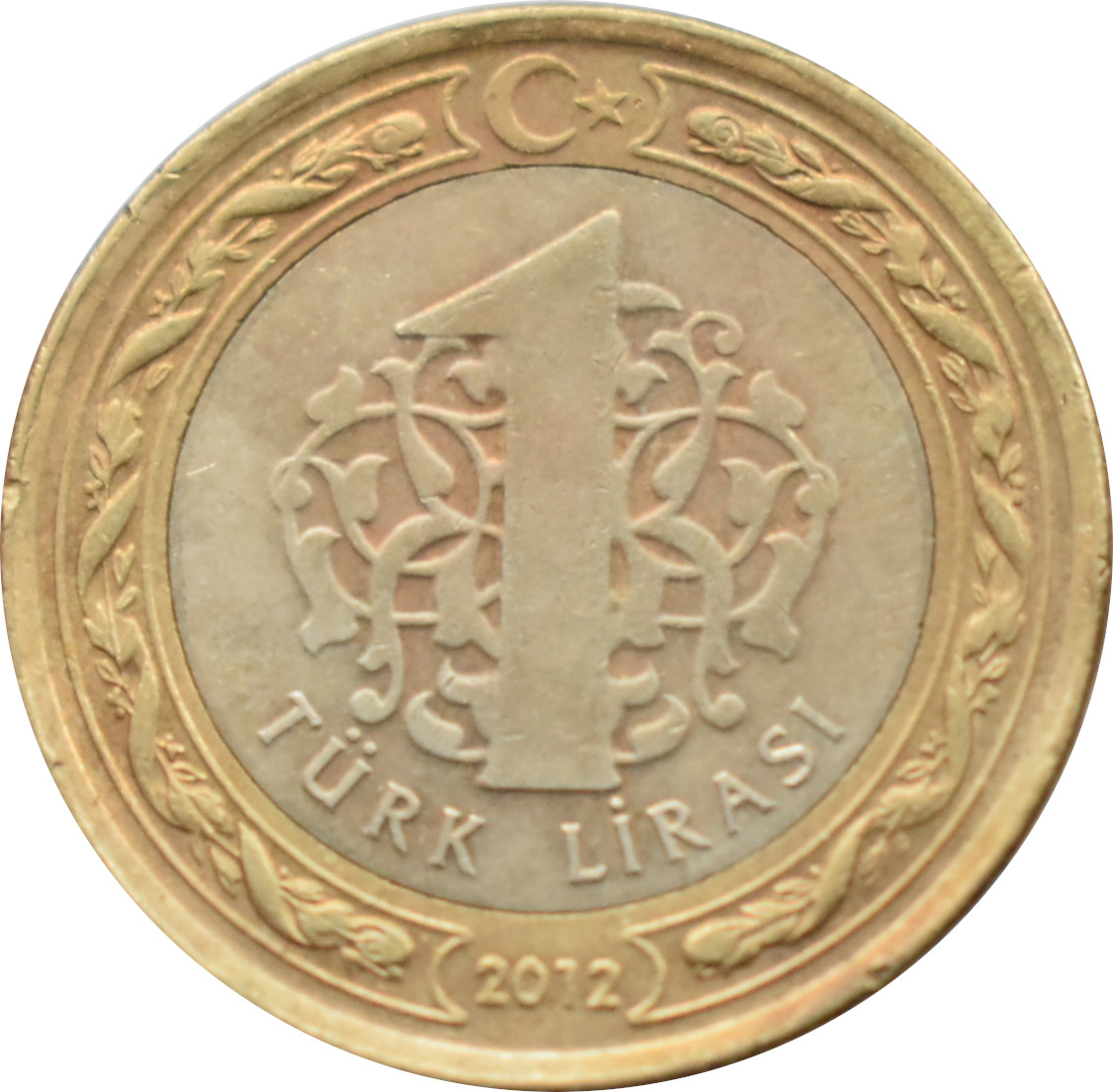 Turecko 1 Lira 2012