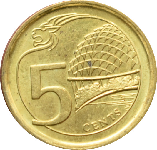 Singapur 5 Cents 2013