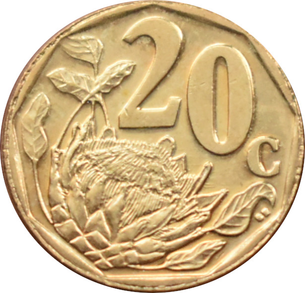 Južná Afrika 20 Cents 2015