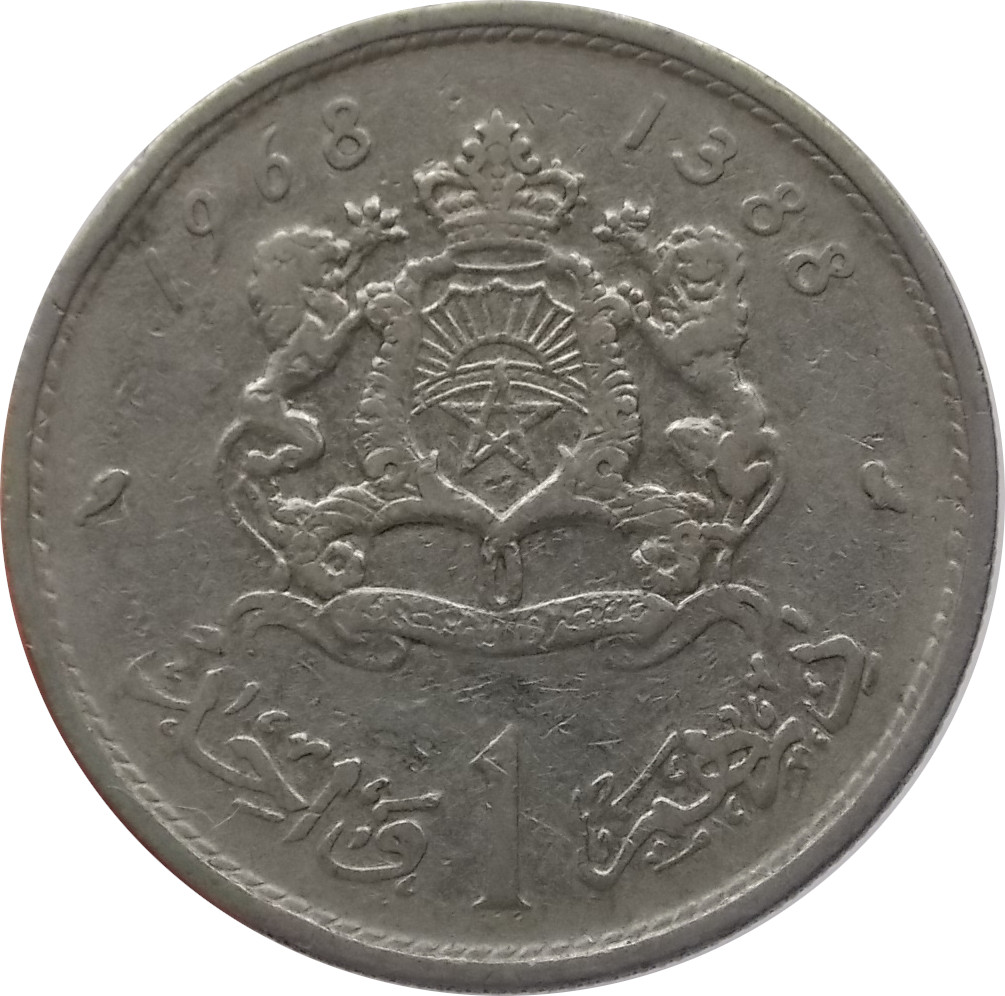 Maroko 1 Dirham 1968
