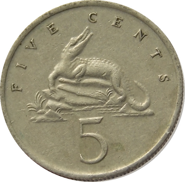 Jamajka 5 Cents 1980