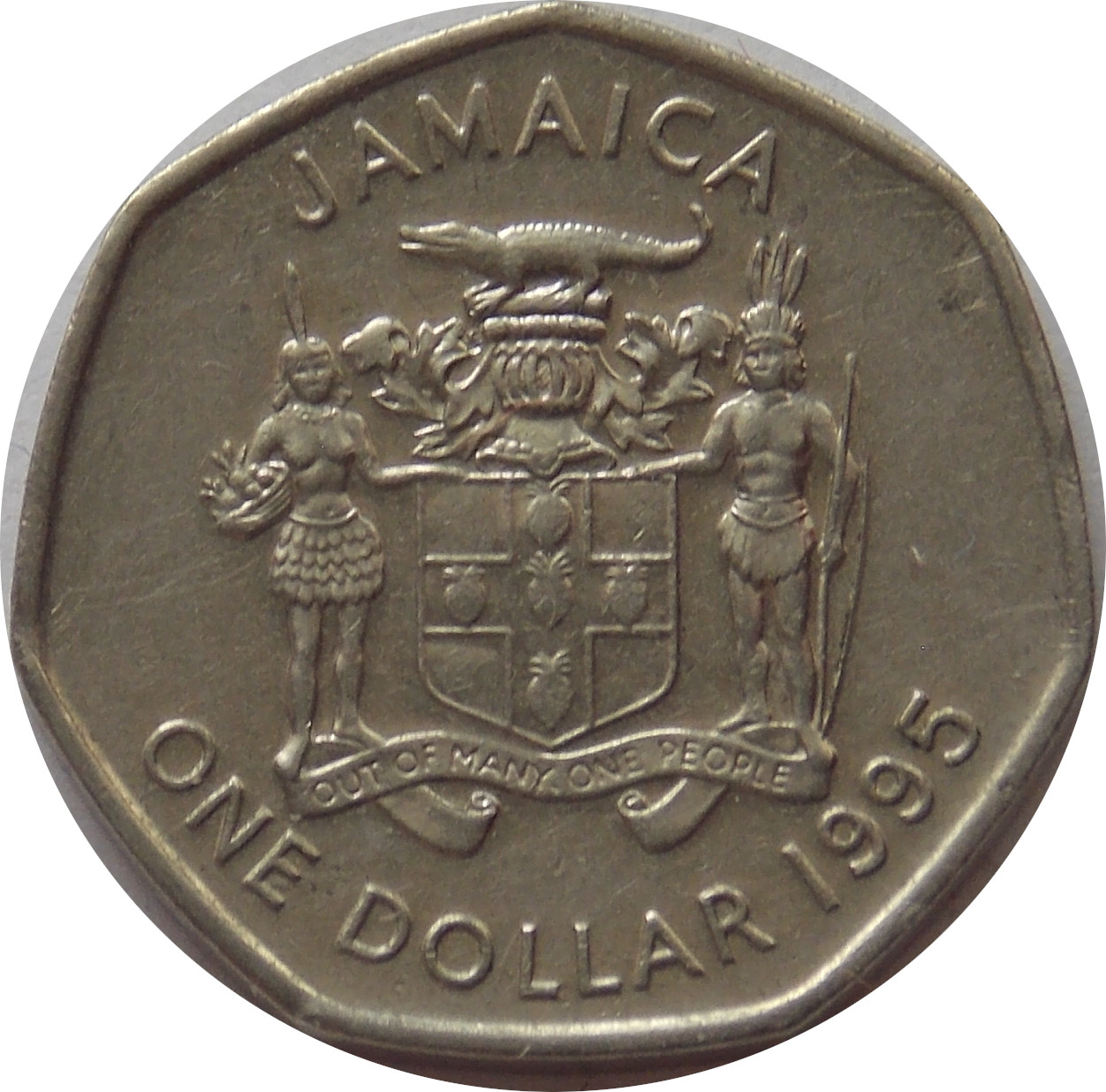 Jamajka 1 Dollar 1995