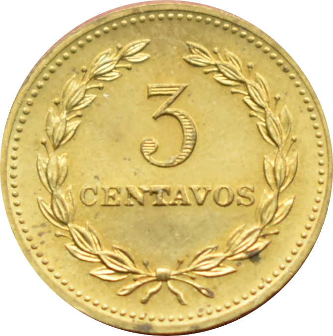 Salvádor 3 Centavos 1974