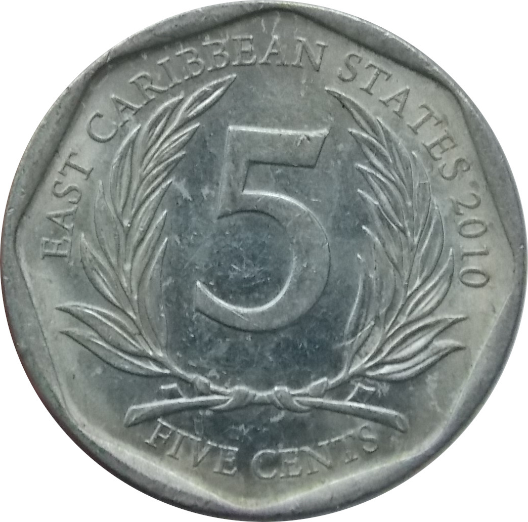Východokaribské štáty 5 Cents 2010