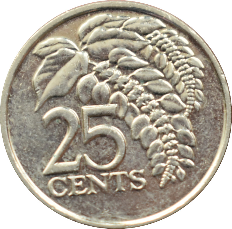 Trinidad a Tobago 25 Cents 2014
