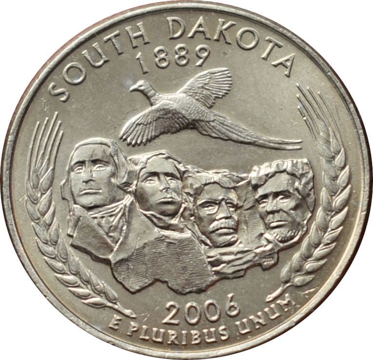Spojené štáty 1/4 Dollar 2006 South Dakota
