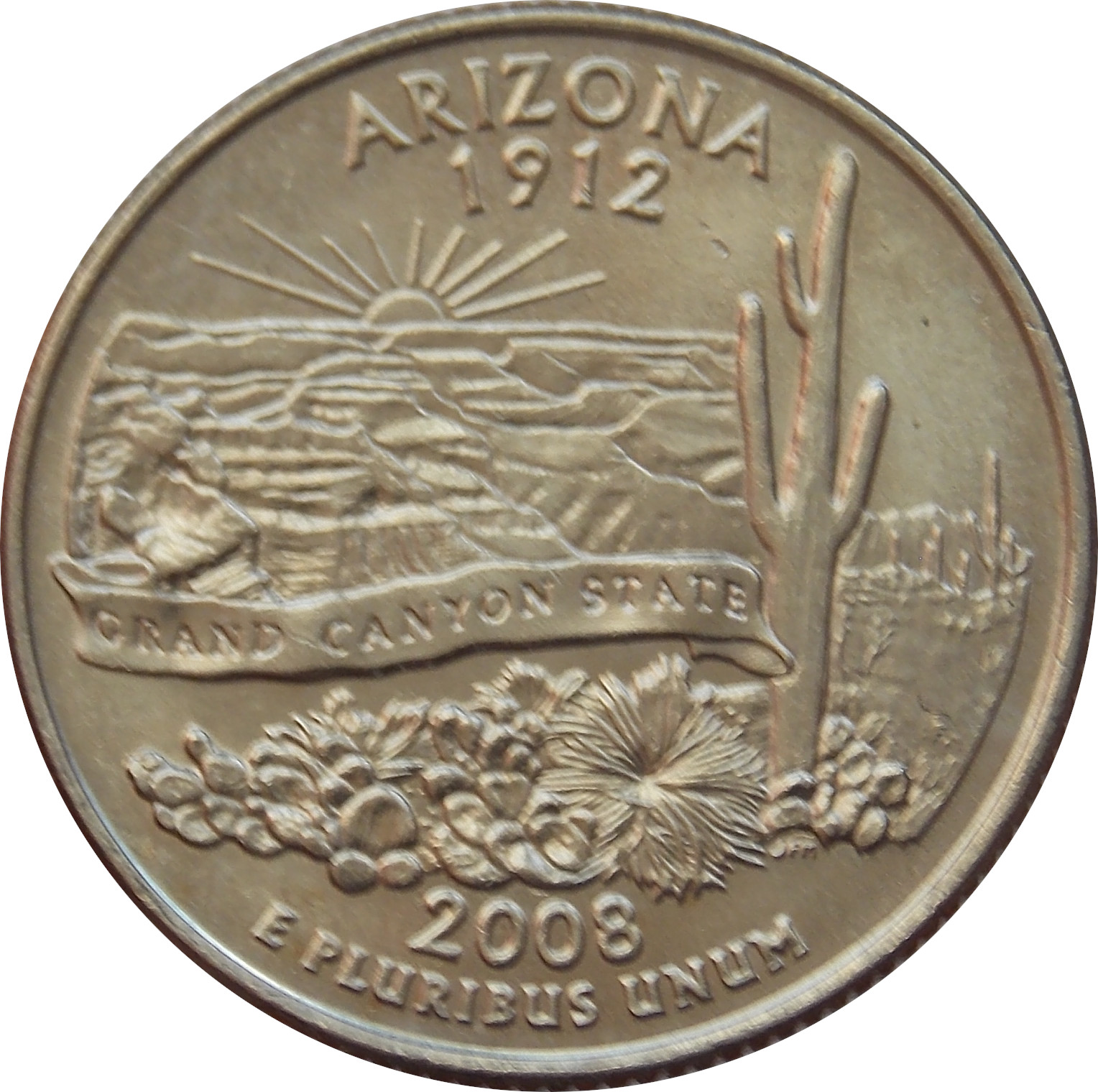 Spojené štáty 1/4 Dollar 2008 Arizona