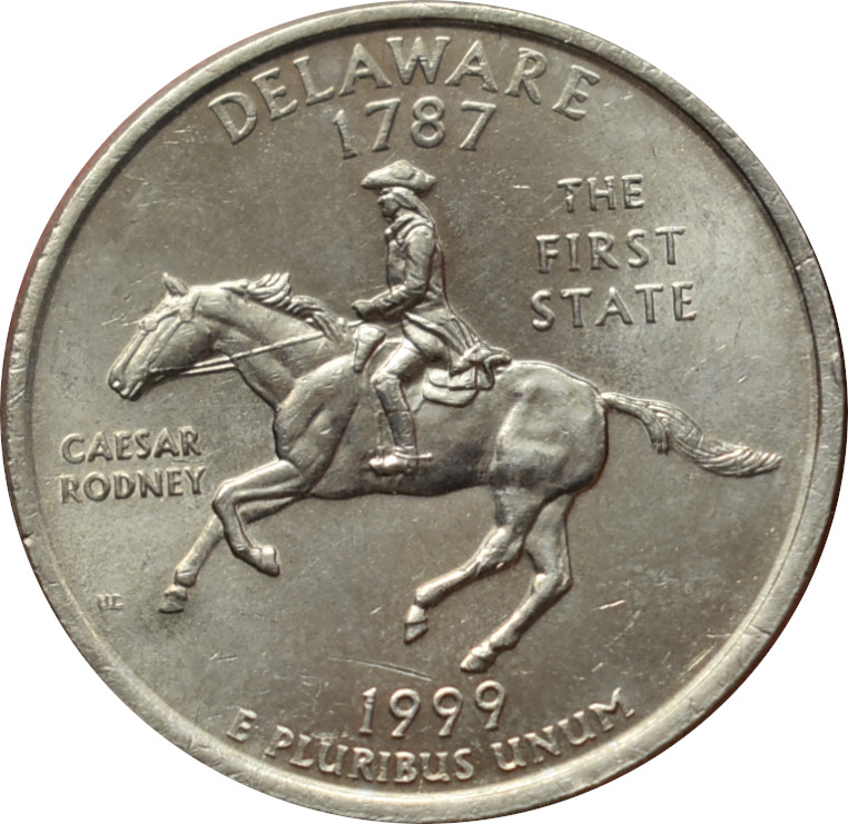 Spojené štáty 1/4 Dollar 1999 Delaware