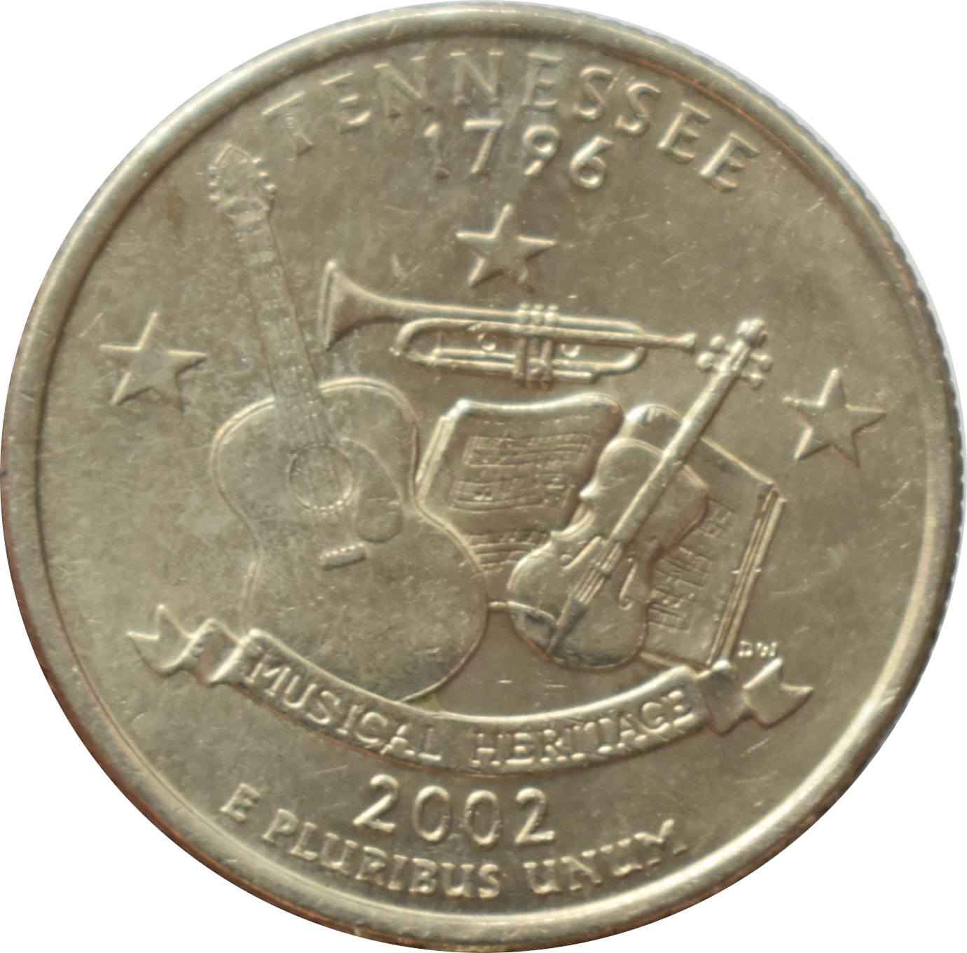 Spojené štáty 1/4 Dollar 2002 Tennessee
