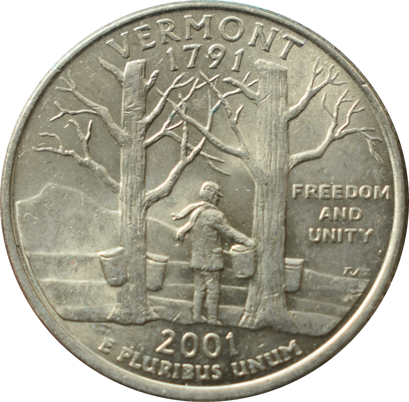 Spojené štáty 1/4 Dollar 2001 Vermont