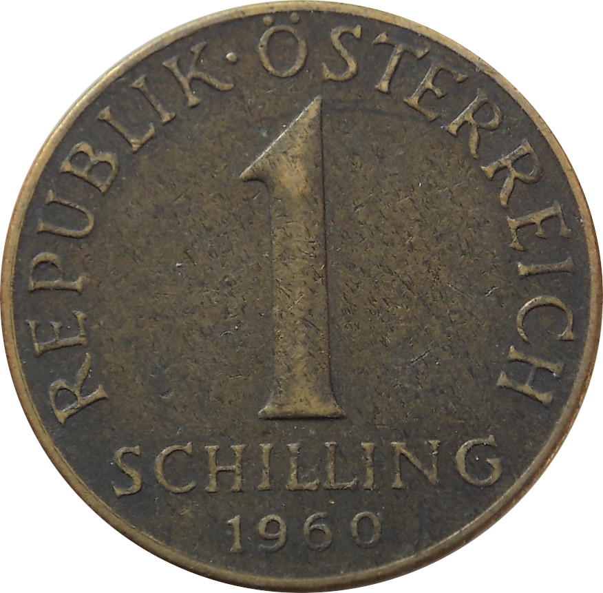 Rakúsko 1 Schilling 1960