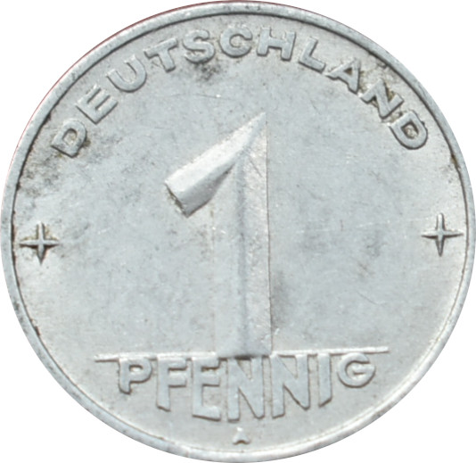 DDR 1 Pfennig 1952 A