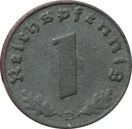 Nemecko - Tretia ríša 1 Reichspfennig 1943 B