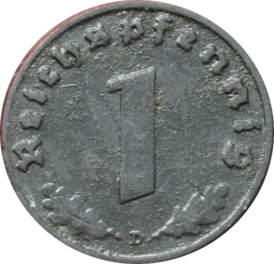 Nemecko - Tretia ríša 1 Reichspfennig 1941 D